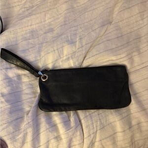 HOBO Black Wristlet Clutch